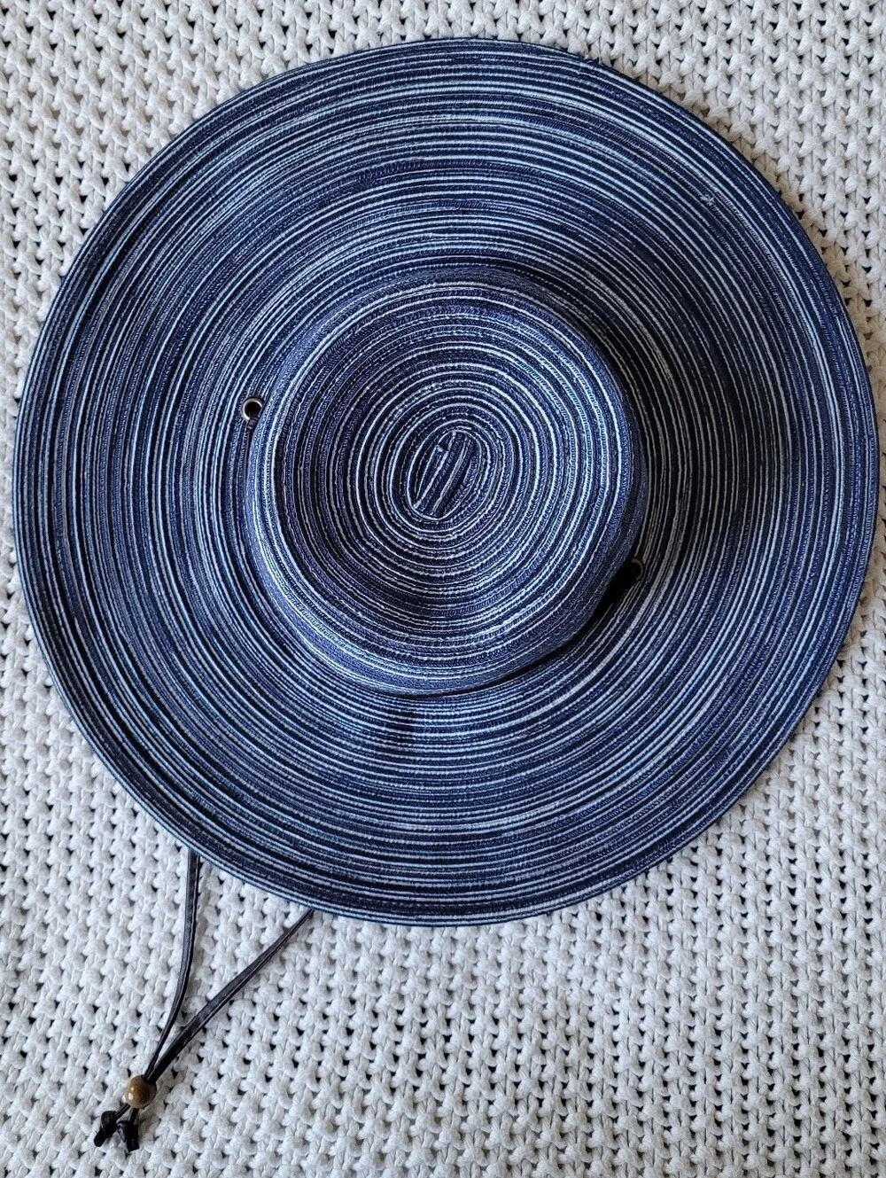 Sloggers Wide Brim Braided Sun Hat w/ Wind Lanyard, UPF 50+
